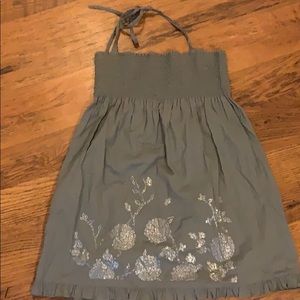 Hollister halter top with silver detailing